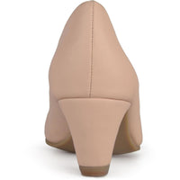 Luu Womens Cushioned Footbed Closed Toe Dress Heels