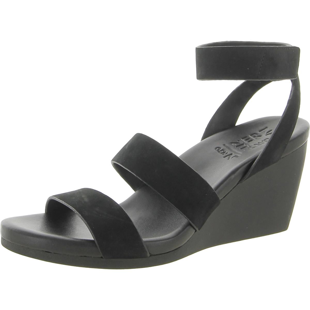 Genn-Ignite Womens Adjustable Ankle Strap Wedge Sandals