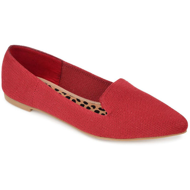 Vickie Womens Knit Slip On Loafers