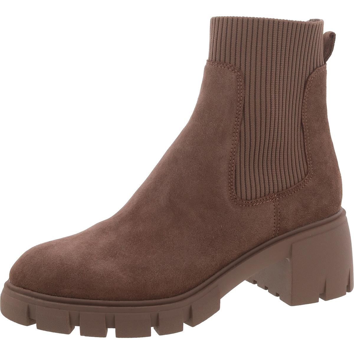Hutch Womens Stretch Lugged Sole Chelsea Boots