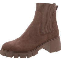 Hutch Womens Stretch Lugged Sole Chelsea Boots