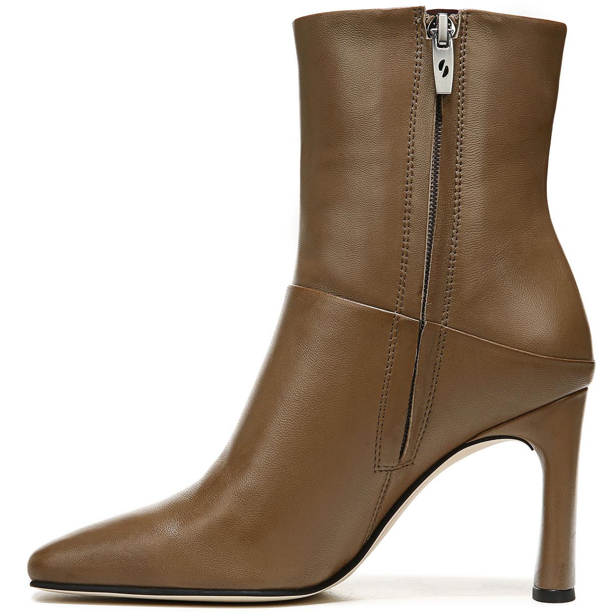 Flexa Womens Leather Square Toe Booties