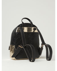 Michael Kors Rhea Metallic Logo Backpack Kids Black Duffel Bags