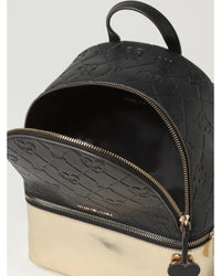 Michael Kors Rhea Metallic Logo Backpack Kids Black Duffel Bags