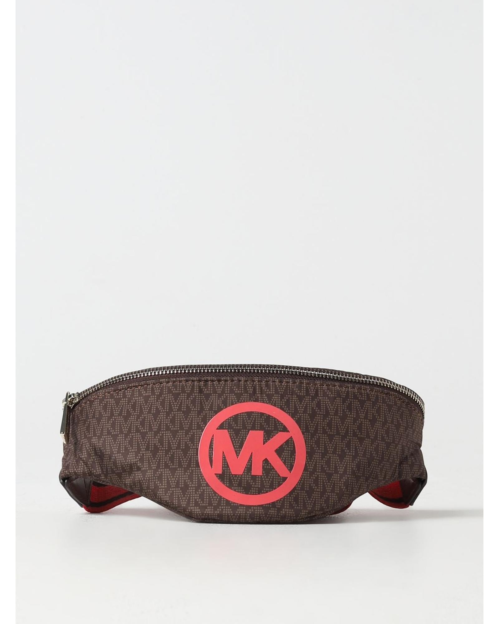 Michael Kors MK Logo Waist Pack Kids Brown Clutches