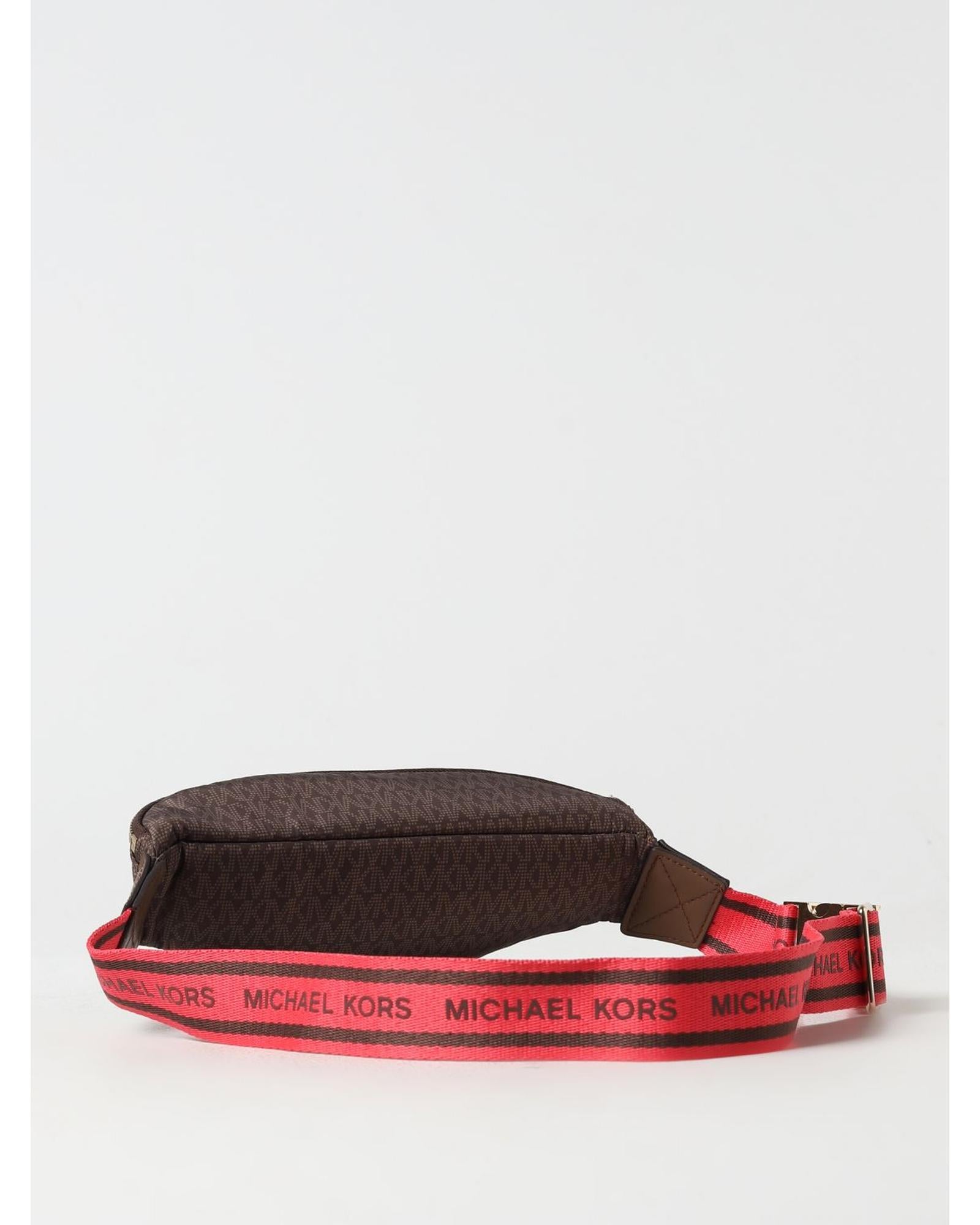Michael Kors MK Logo Waist Pack Kids Brown Clutches