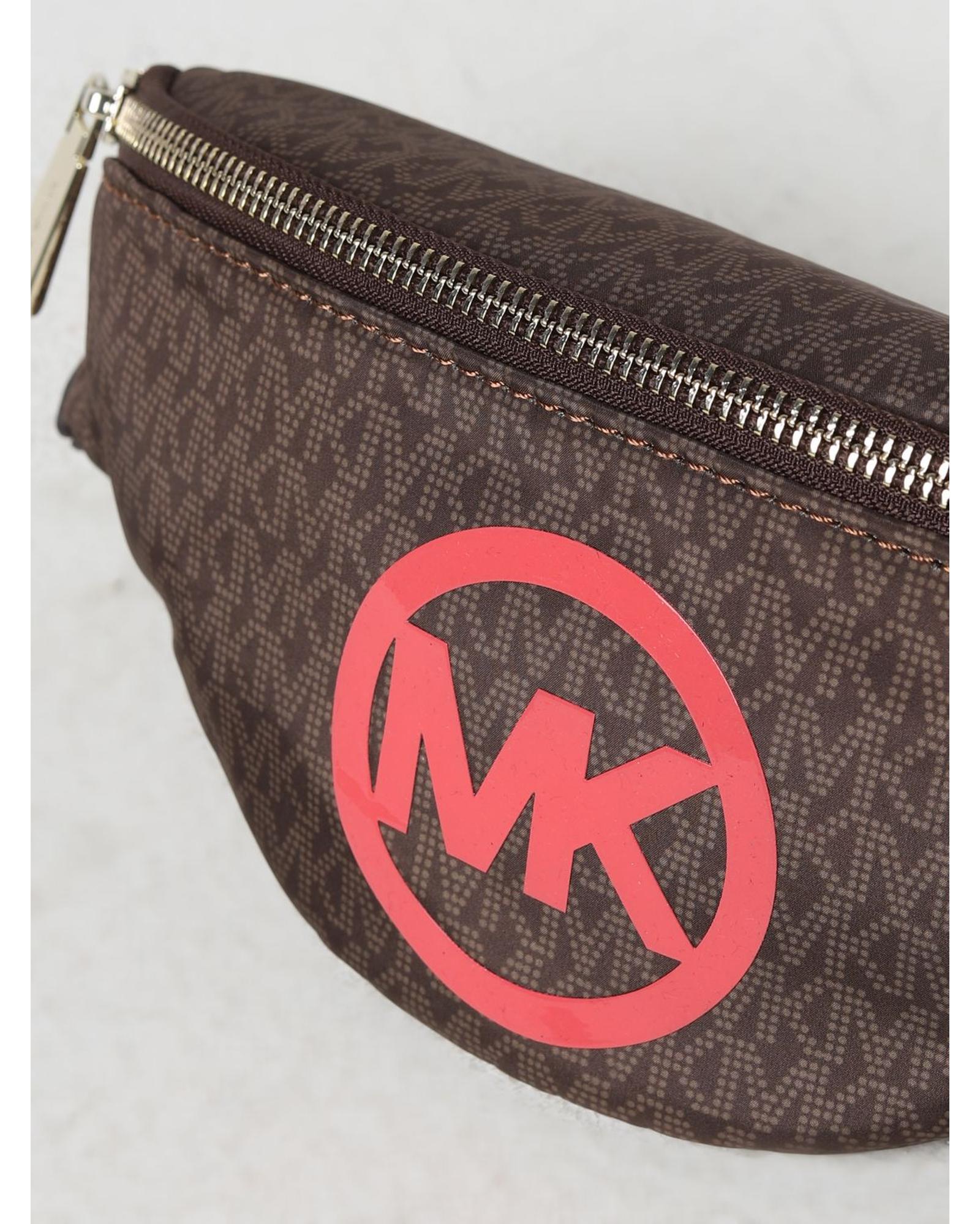 Michael Kors MK Logo Waist Pack Kids Brown Clutches