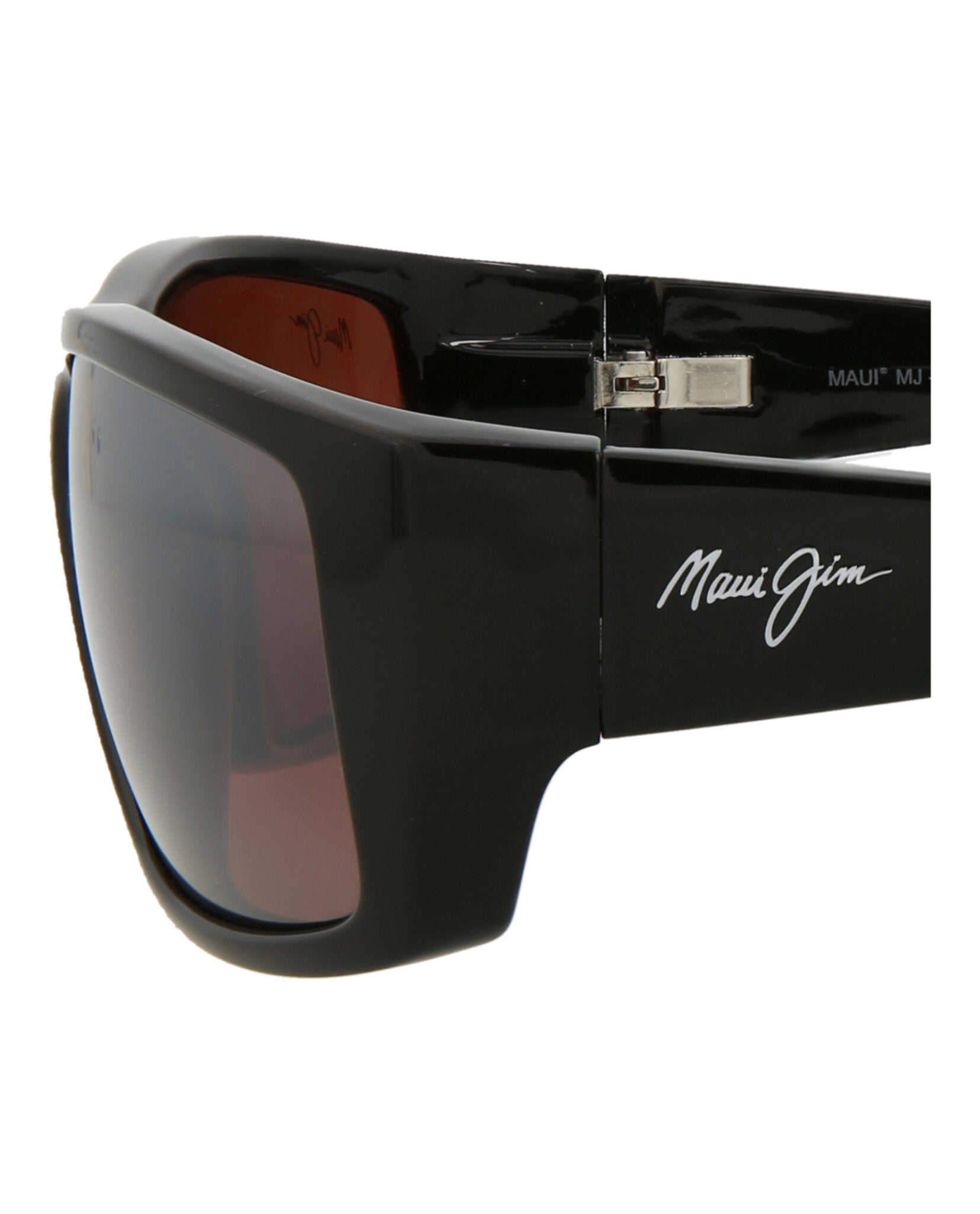 Maui Jim Unisex Shield/Wrap Black Black Rose Fashion Designer Eyewear