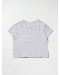 Michael Kors Girls Short Sleeve Graphic Tee Kids Grey T-Shirts