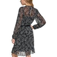 Womens Printed Short Mini Dress