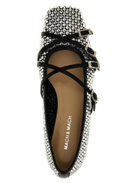 Mach & Mach Women 'Crystal Net' Ballet Flats