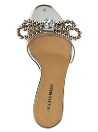 MACH & MACH Mach & Mach Women 'Stud Bow' Sandals