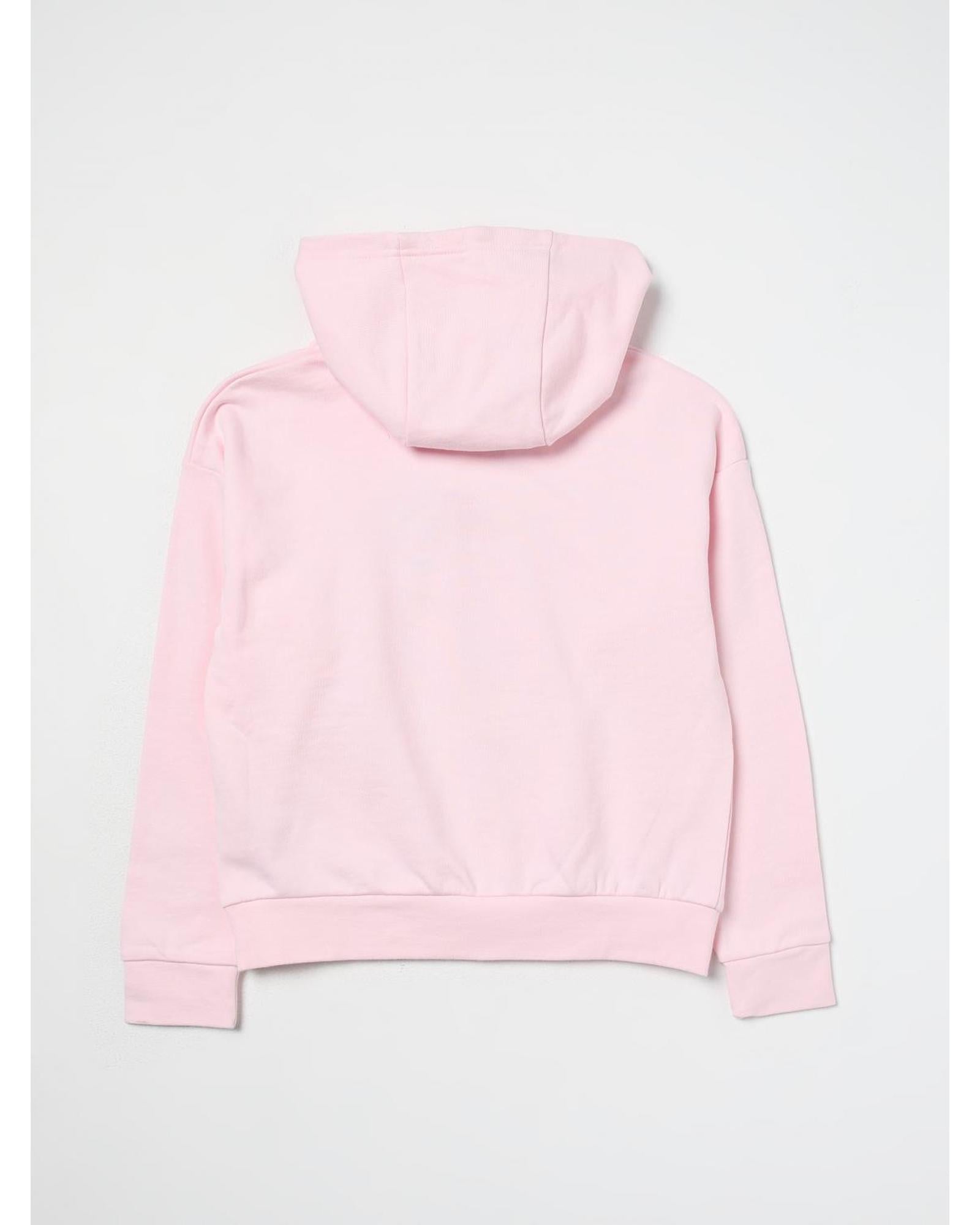 Michael Kors Girls Hoodie Embellished Logo Kids Pink Sweaters