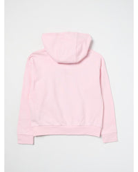 Michael Kors Girls Hoodie Embellished Logo Kids Pink Sweaters
