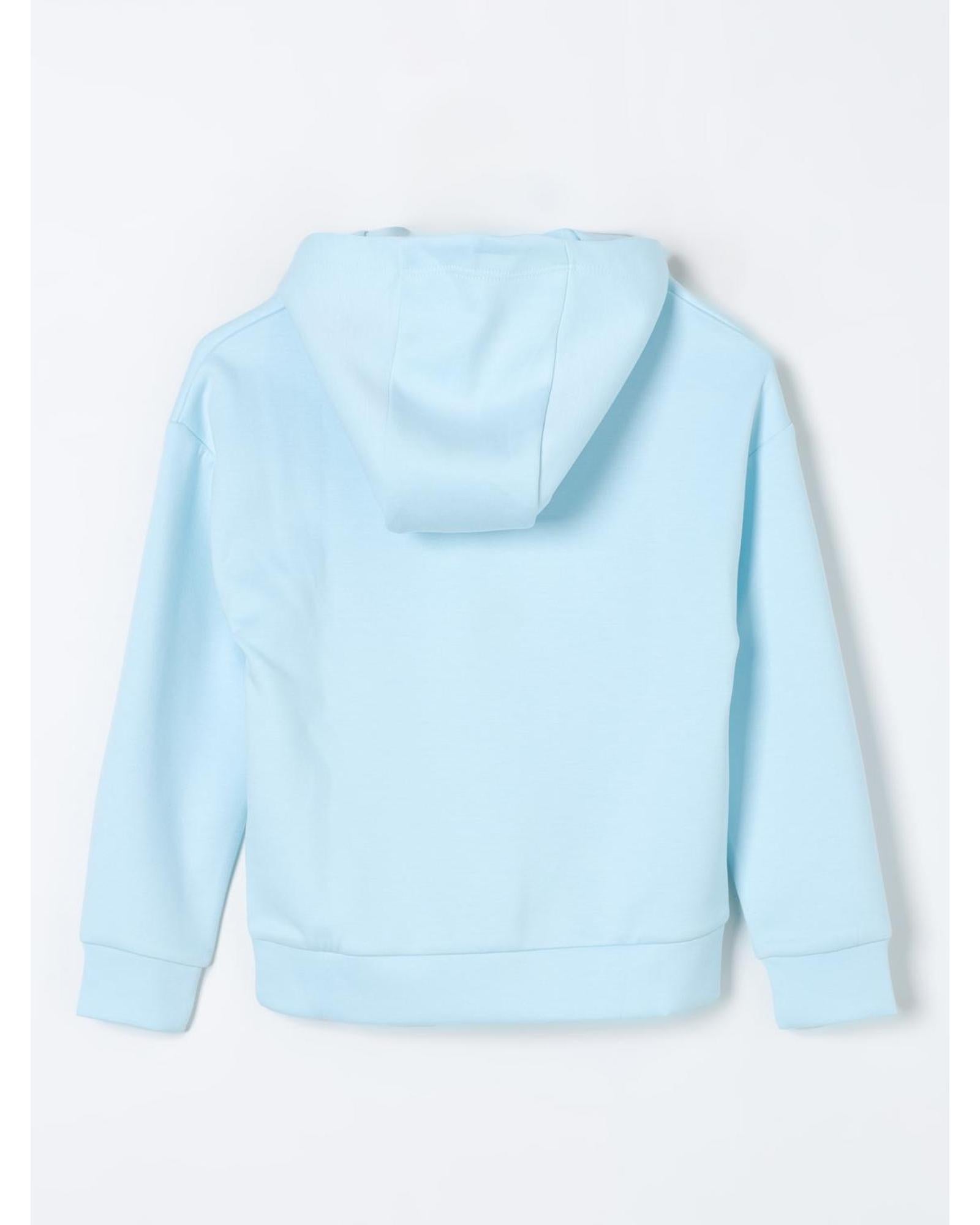 Michael Kors Girls Hoodie MK Logo Sweatshirt Kids Sky Sweaters