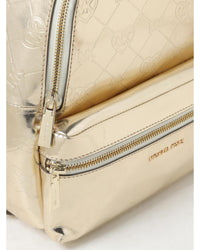 Michael Kors Metallic MK Logo Backpack Kids Gold Duffel Bags