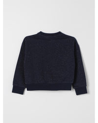 Michael Kors Girls Glitter Knit Sweater Kids Marine
