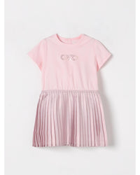 Michael Kors Baby Girl Pleated Dress Kids White Rompers
