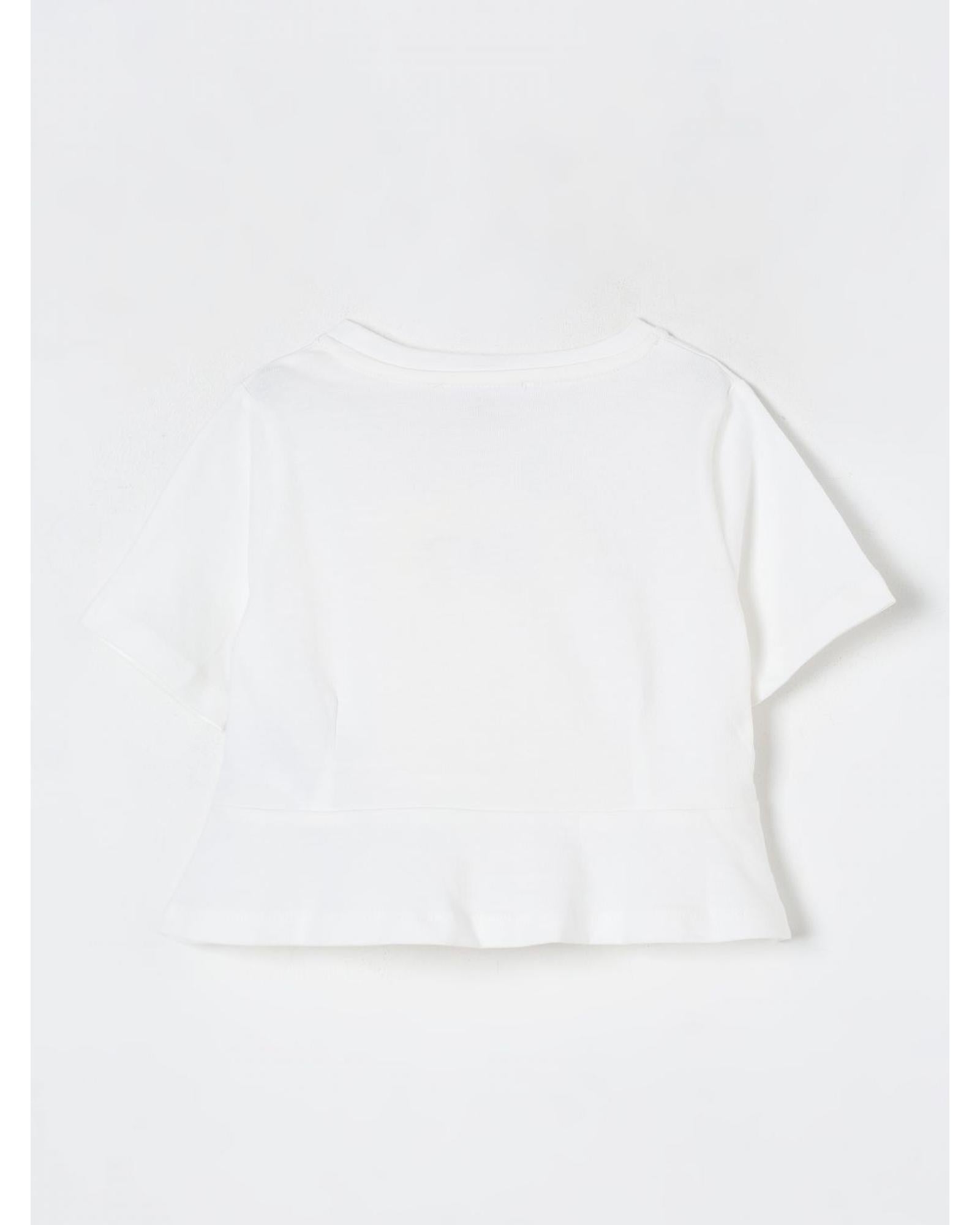 Michael Kors Girls Short Sleeve Embellished Tee Kids White T-Shirts