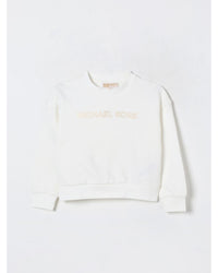 Michael Kors Girls Crew Neck Knit Sweater Kids White Cardigans