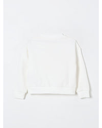 Michael Kors Girls Crew Neck Knit Sweater Kids White Cardigans