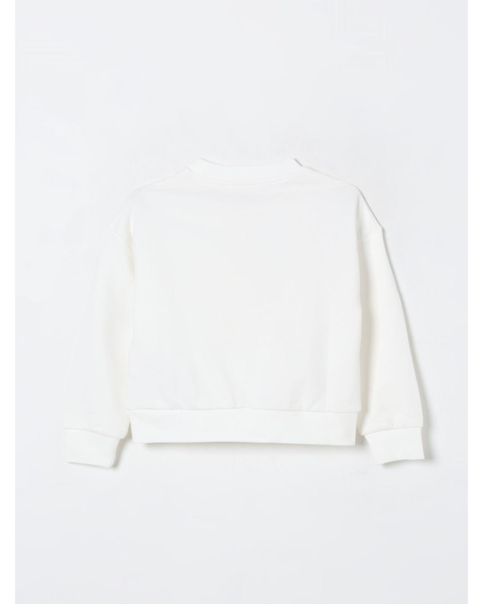 Michael Kors Girls Crew Neck Knit Sweater Kids White Cardigans
