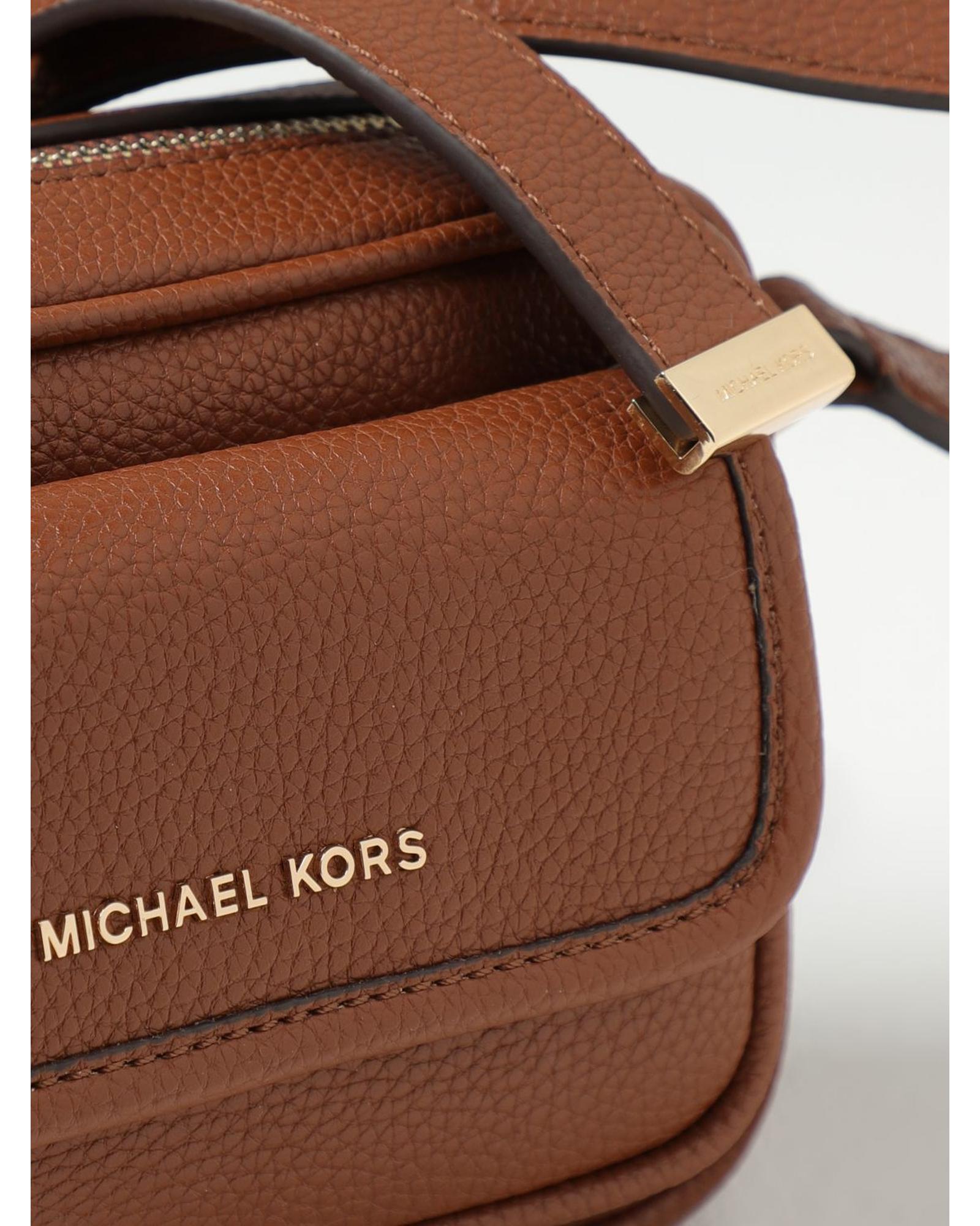 Michael Kors Small Leather Crossbody Bag Kids Beige