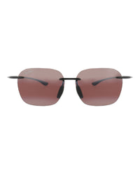 Maui Jim Unisex Square/Rectangle Black Black Rose Fashion Designer Eyewear