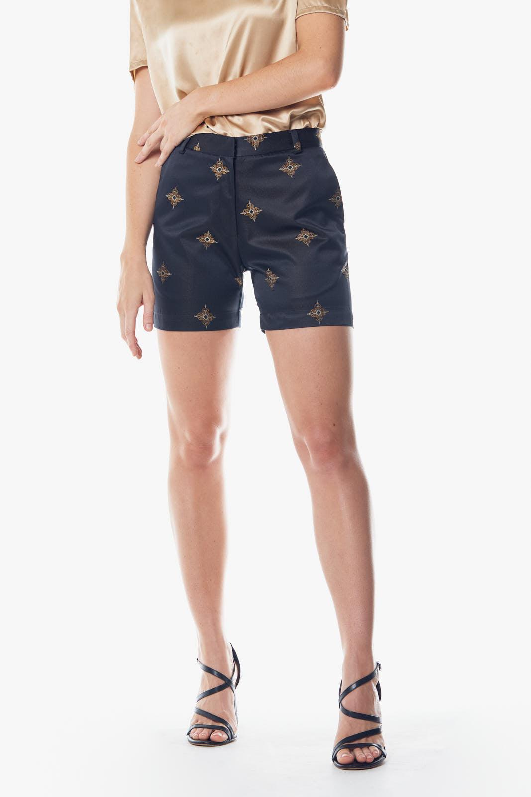 Black And Gold Shorts4