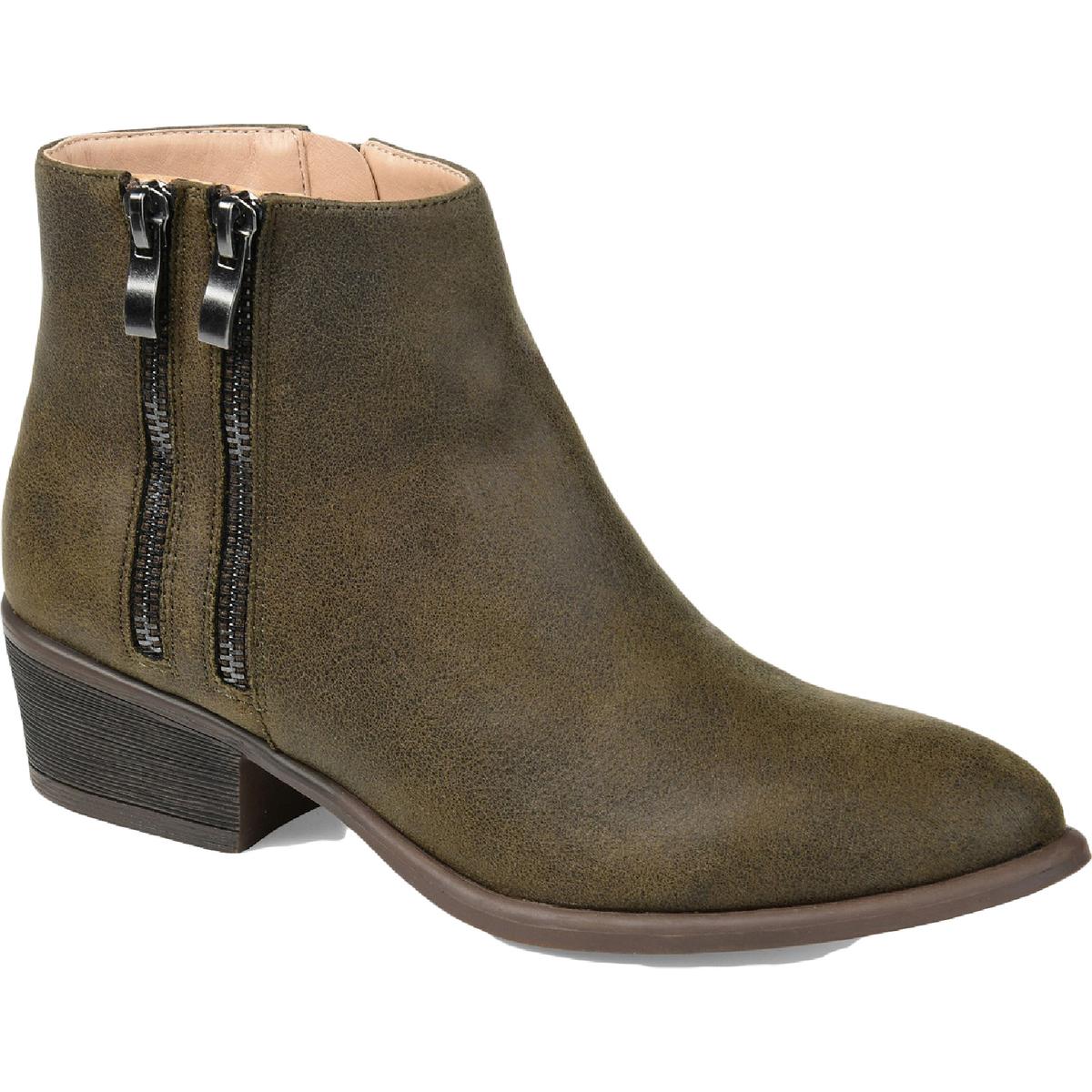 Jayda Womens Faux Leather Manmade Booties
