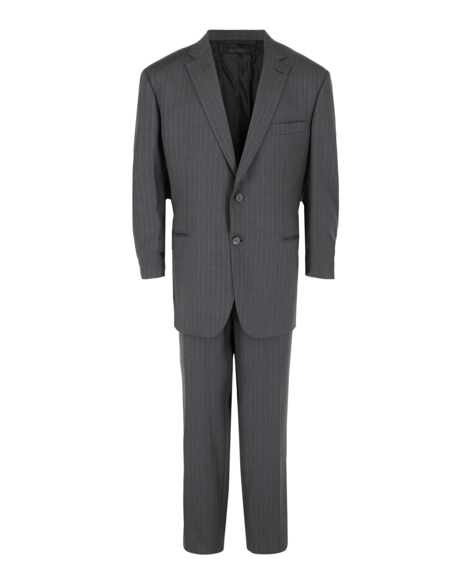 Brioni Mens Pinstriped Wool Two-Piece Suit