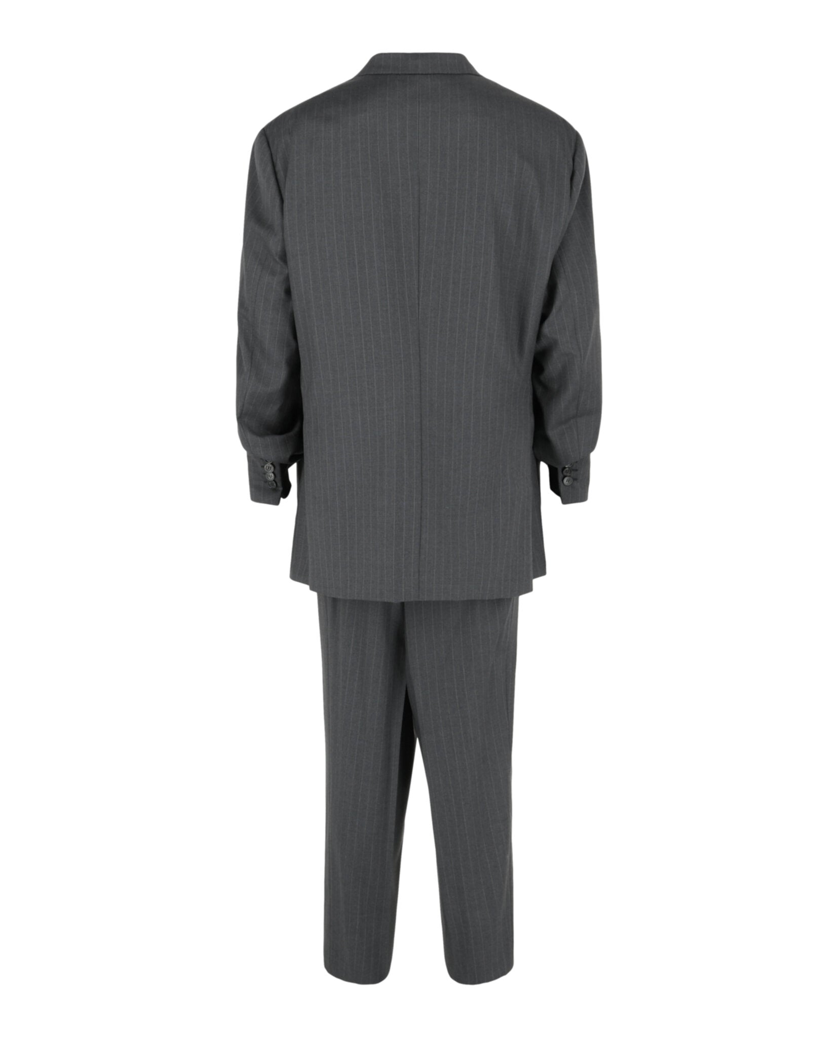 Brioni Mens Pinstriped Wool Two-Piece Suit