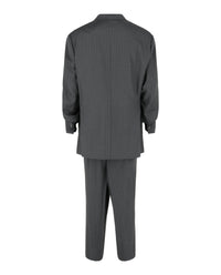Brioni Mens Pinstriped Wool Two-Piece Suit