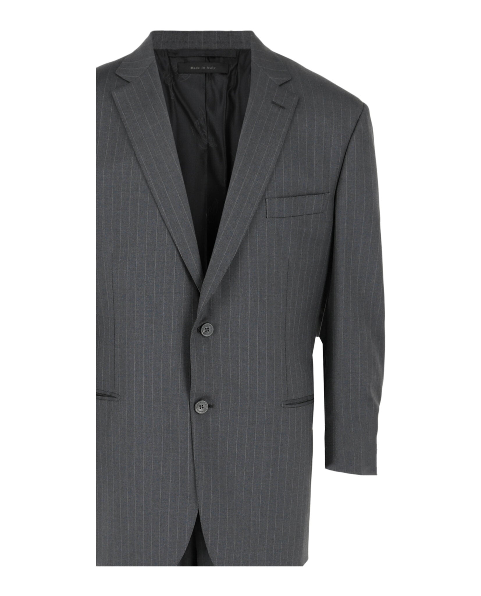 Brioni Mens Pinstriped Wool Two-Piece Suit