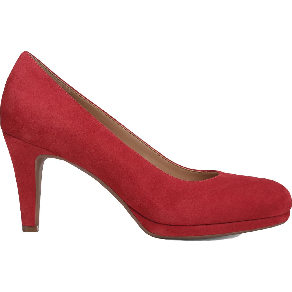 Michelle Womens Padded Insole Round Toe Pumps