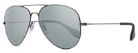 Ray-Ban Pilot Sunglasses RB3558 91396G Antique Matte Black 58mm Antique Matte Black