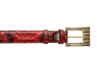 Renato Balestra Red Serpente Belt Adjustable Womens Belt-40