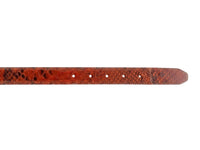 Renato Balestra Red Serpente Belt Adjustable Womens Belt-40