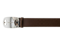 Renato Balestra Napoli Classic Edge Brown Adjustable Mens Belt-40