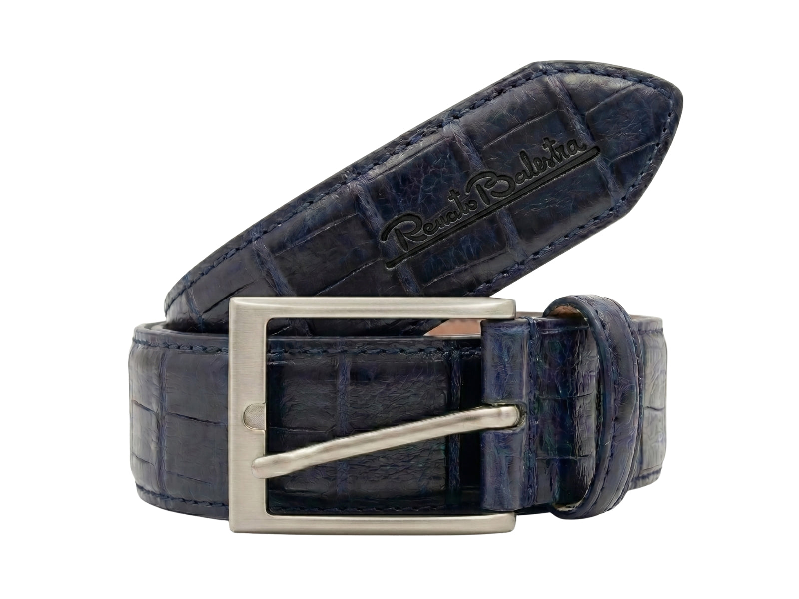 Renato Balestra Torino Regal Black Adjustable Mens Belt-38
