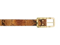 Renato Balestra Brown Serpente Womens Adjustable Belt-40
