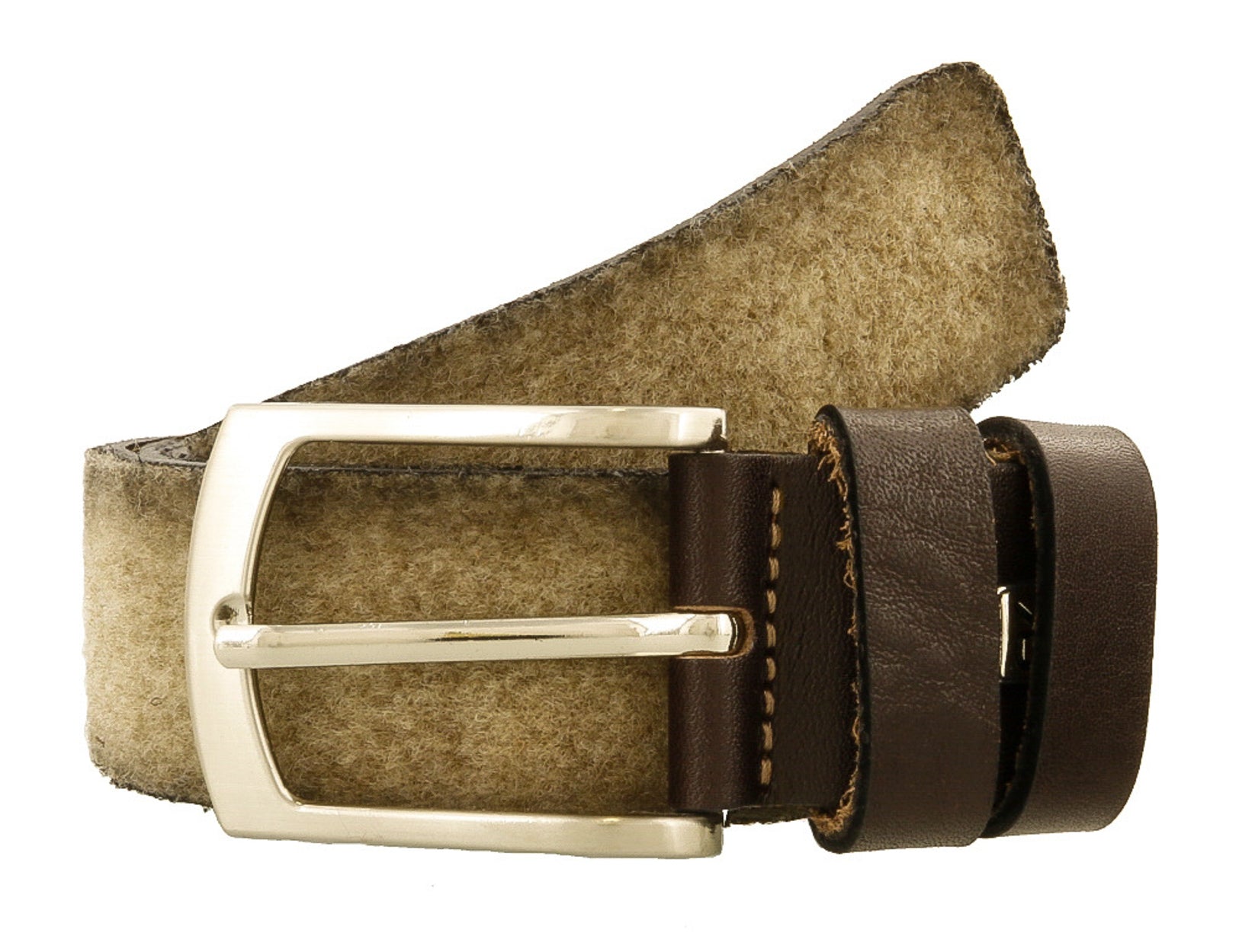 Renato Balestra A443 BEIGE Leather Mens Belt
