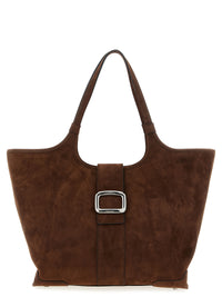 Roger Vivier Women Medium 'Viv' Choc' Shopping Bag
