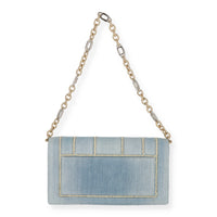 ROGERVIVI Roger Vivier Womens Light Blue/Gold Shoulder Bag
