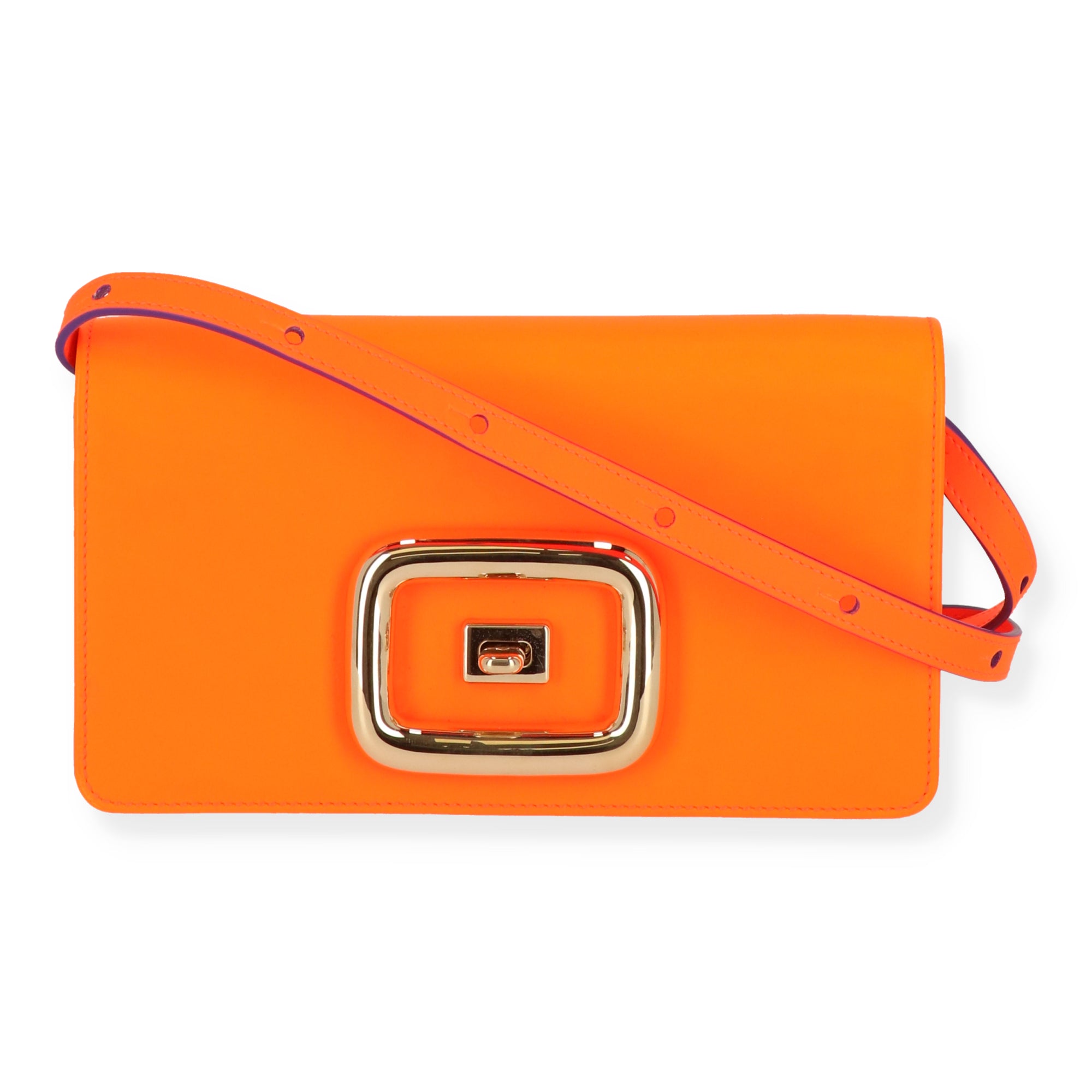 ROGERVIVI Roger Vivier Womens Orange Shoulder Bag