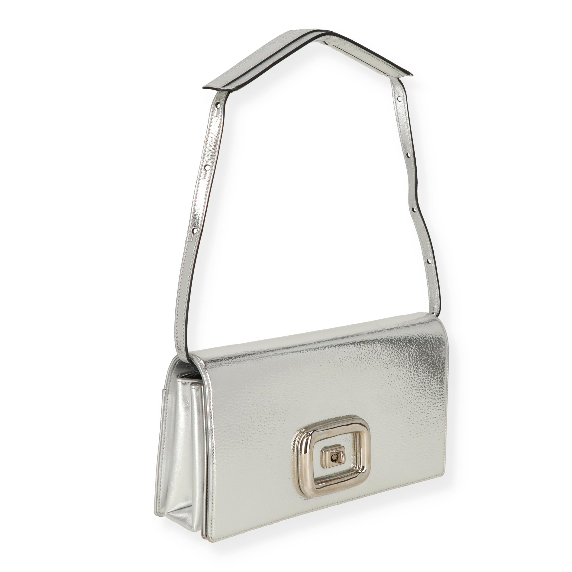 ROGERVIVI Roger Vivier Womens Silver Shoulder Bag