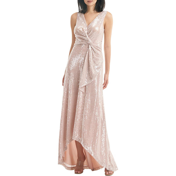 Katrina Womens Sequined Maxi Evening Dress