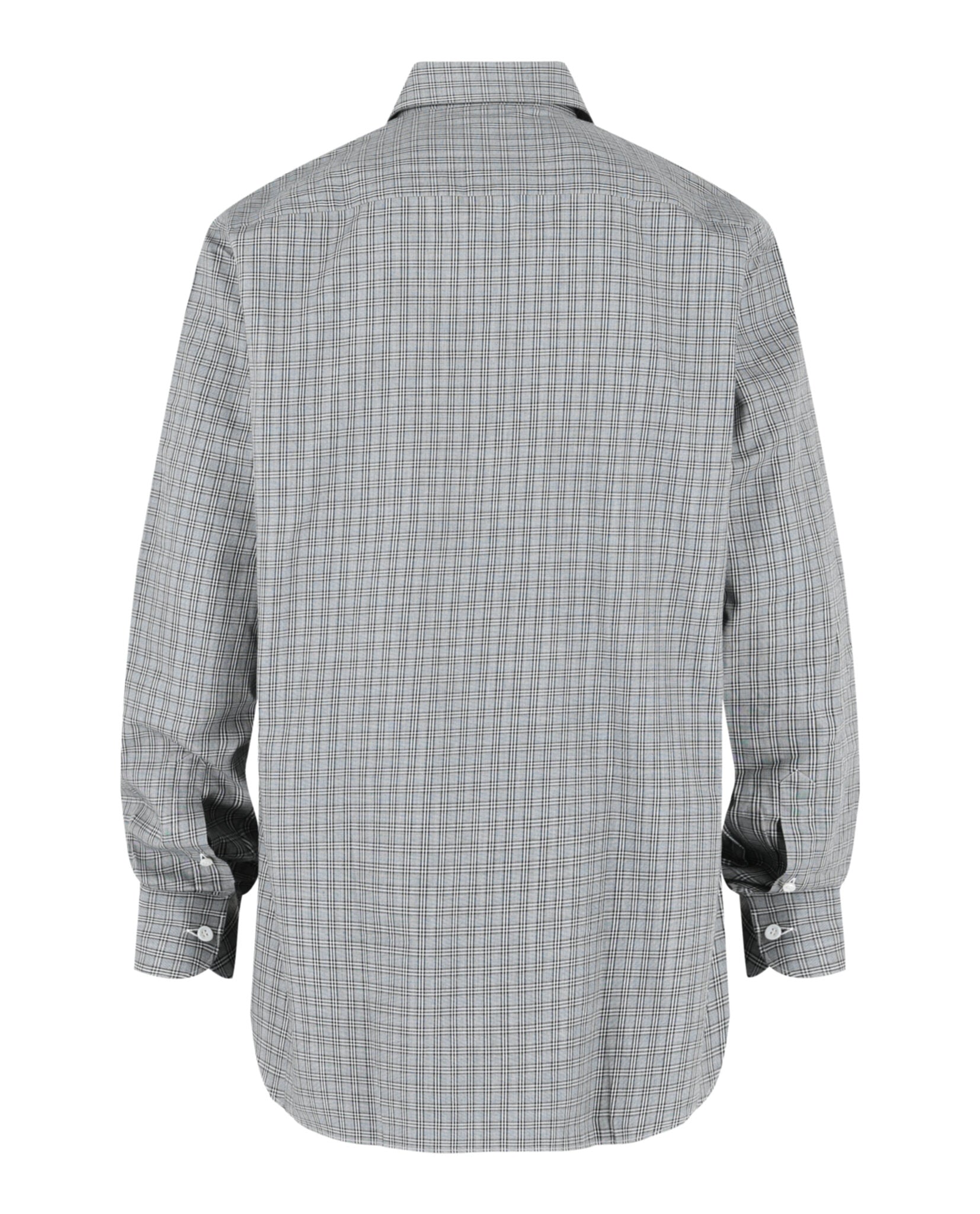 Brioni Mens Plaid Button-Up Shirt