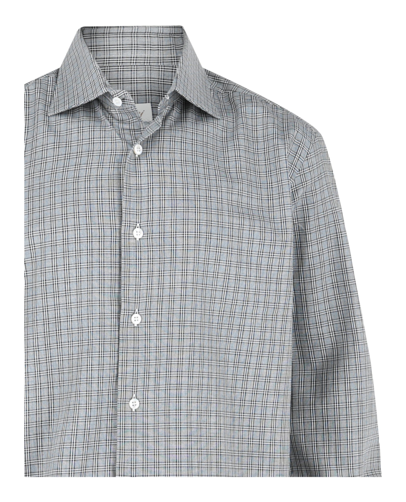 Brioni Mens Plaid Button-Up Shirt