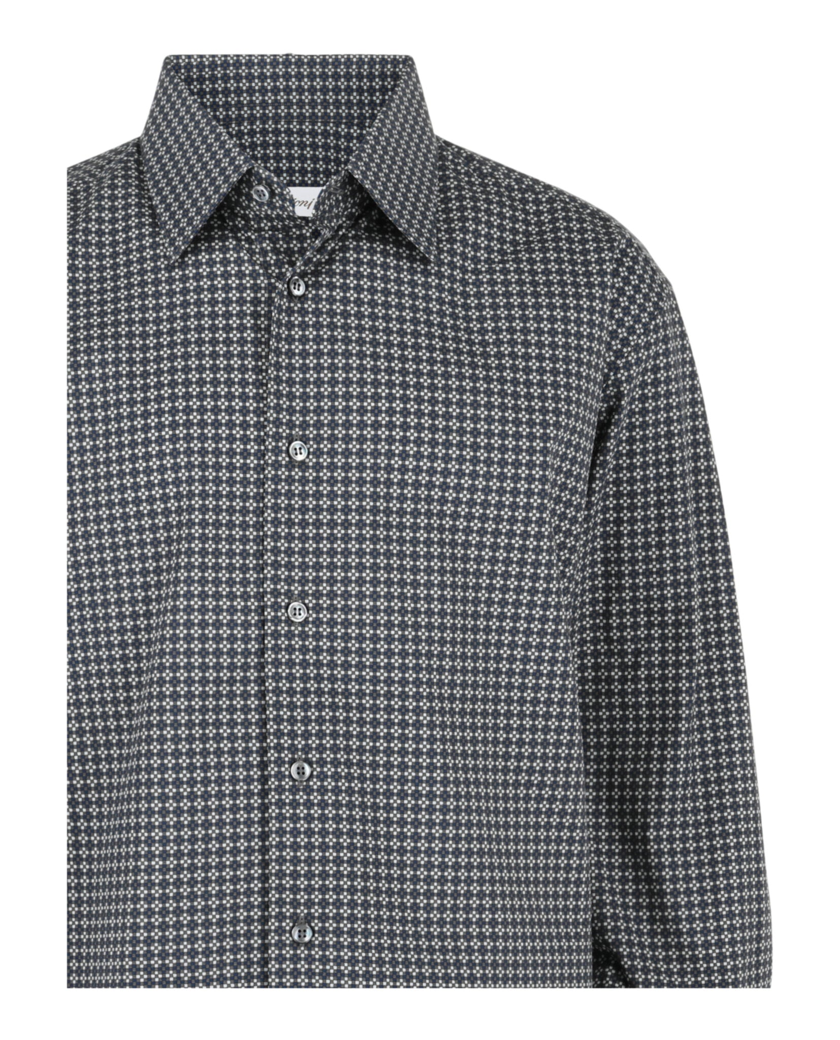 Brioni Mens Geo Print Button-Up Shirt